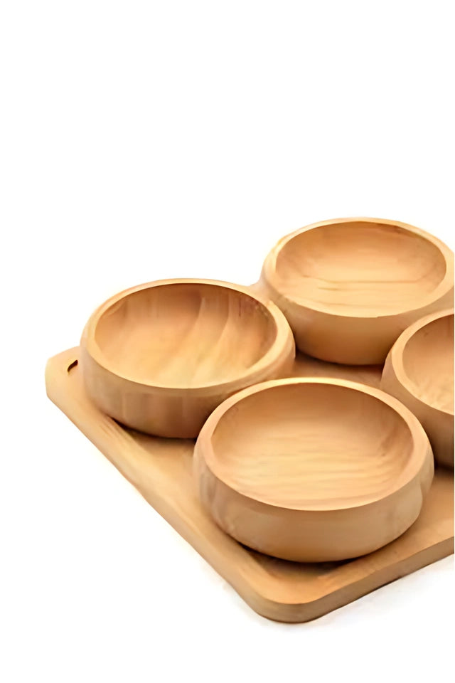 4'LÜ BAMBU ÇEREZLİK