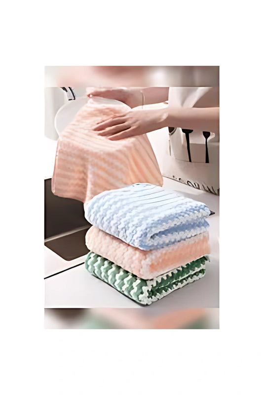 3'LÜ MİKROFİBER SİHİRLİ BEZ