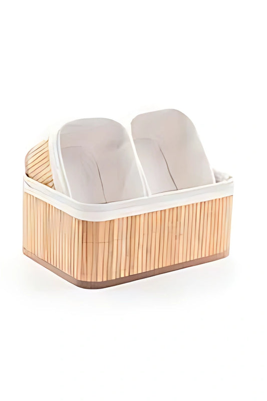 3'LÜ ÇOK AMAÇLI BAMBU SEPET