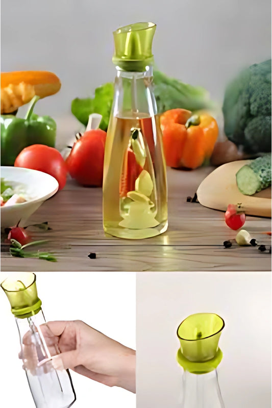 500 ML BİTKİ HAZNELİ CAM YAĞLIK