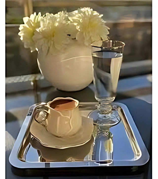 GÜMÜŞ SADE SUNUM TEPSİSİ