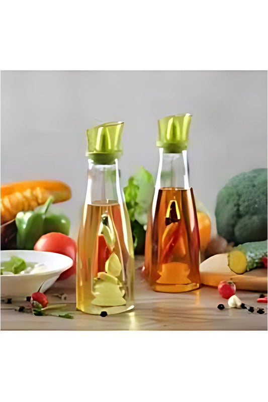500 ML BİTKİ HAZNELİ CAM YAĞLIK