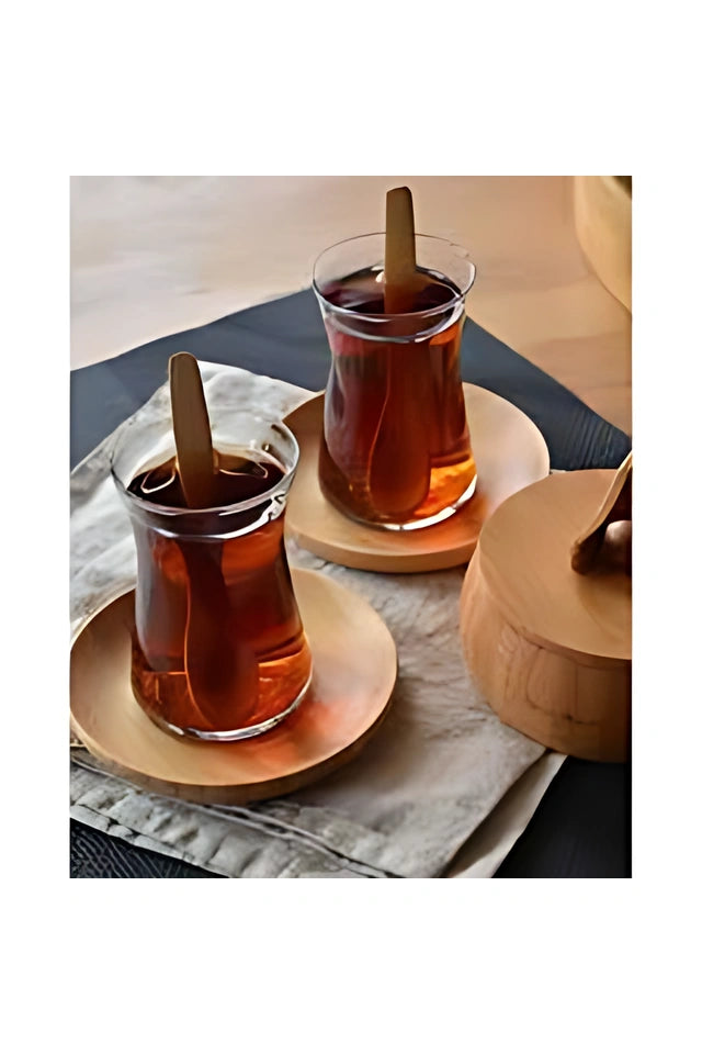 6'LI BAMBU ÇAY TABAĞI